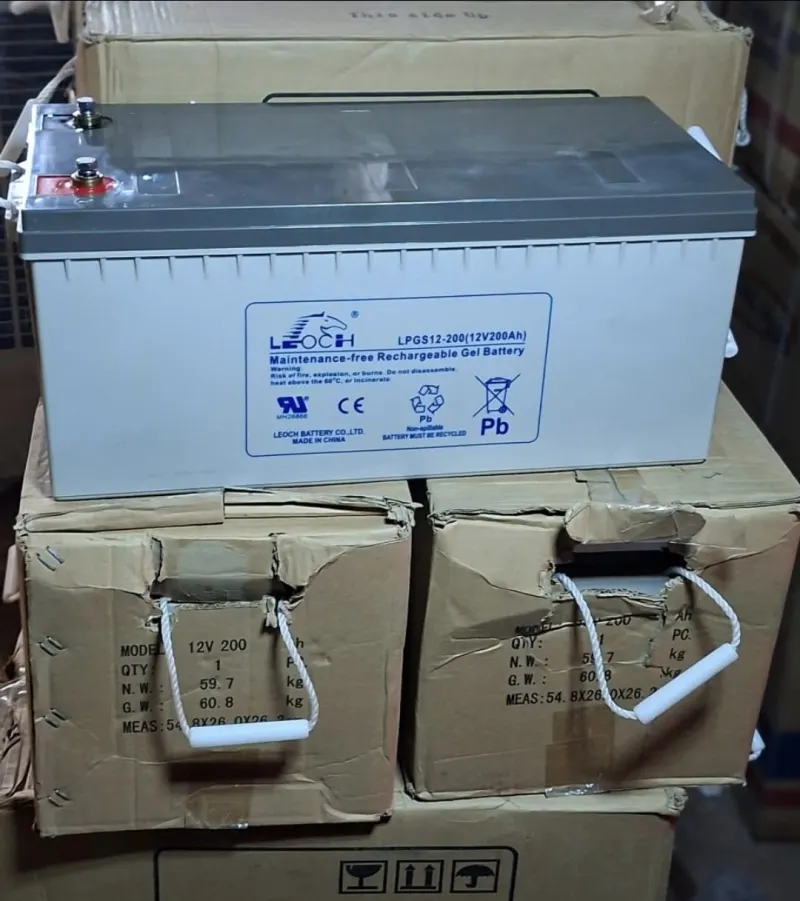 Batterie LEOCH Gel 200AH 12V - LPGS12-200
