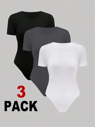 Body SM Unity manches courtes unicolore