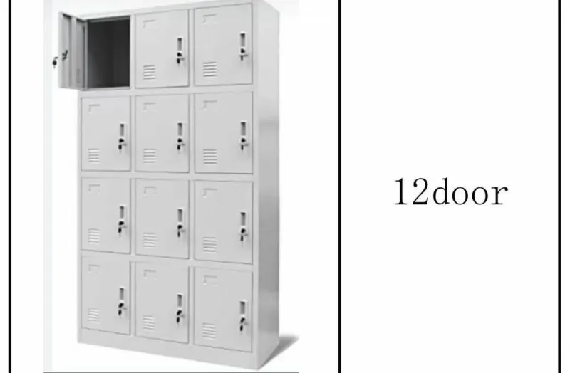 Casier Vestiaire Métallique 12 Portes – Consigne Multi-Casiers