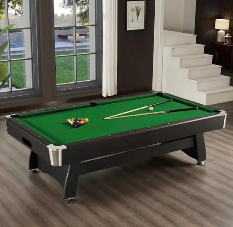 Table de Billard Américain – Tapis Vert, Accessoires Inclus