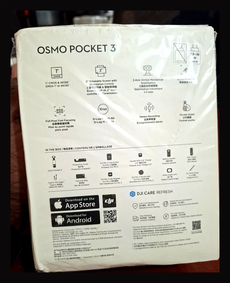 Caméra stabilisée DJI Osmo Pocket 3 Creator Combo – photo 3