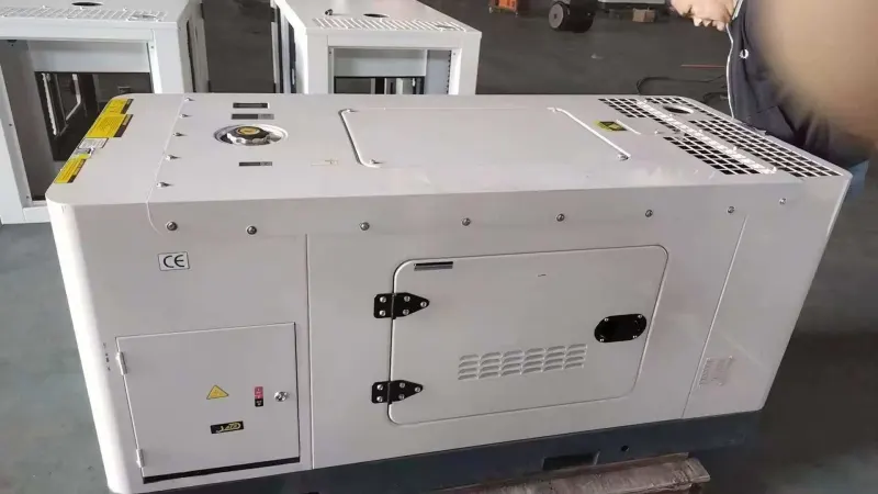 Groupe électrogène silencieux blanc compact 30kVA