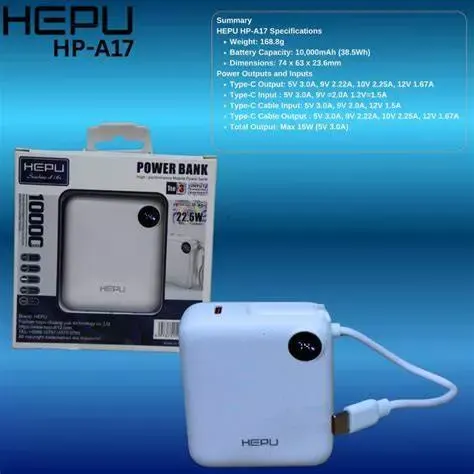 Batterie externe HEPUT 3 000 mAh – photo 2