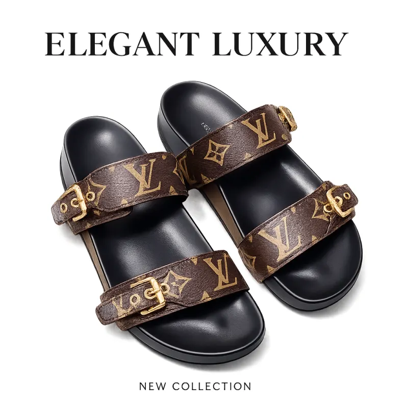 Sandales Luxe Monogram Premium – Collection Élégance