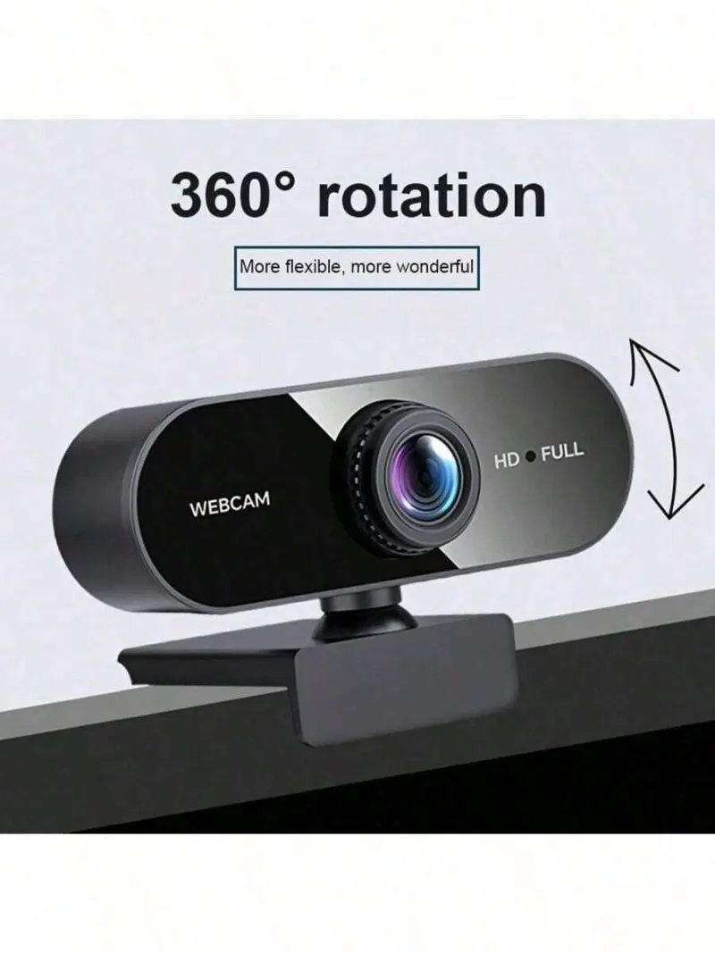 Webcam USB 1080P Rotative 360° Autofocus – photo 1