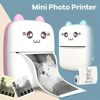 Mini imprimante photo thermique Bluetooth 200 dpi