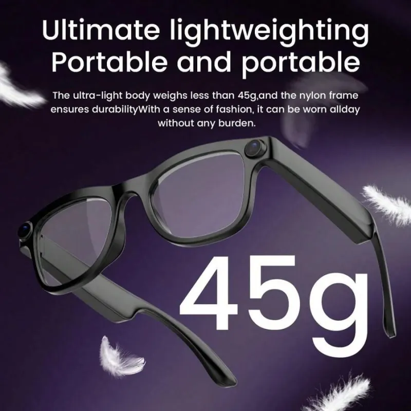 Lunettes Caméra Intelligentes IA 20MP – 64Go – photo 5