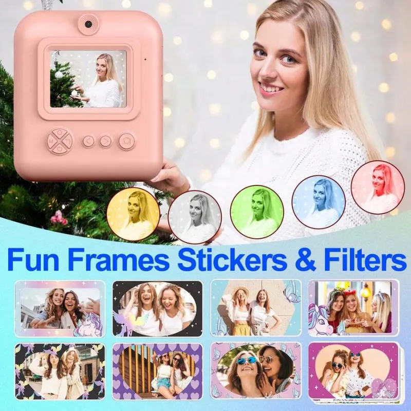 Appareil Photo Instantané + Imprimante 1080P – photo 5