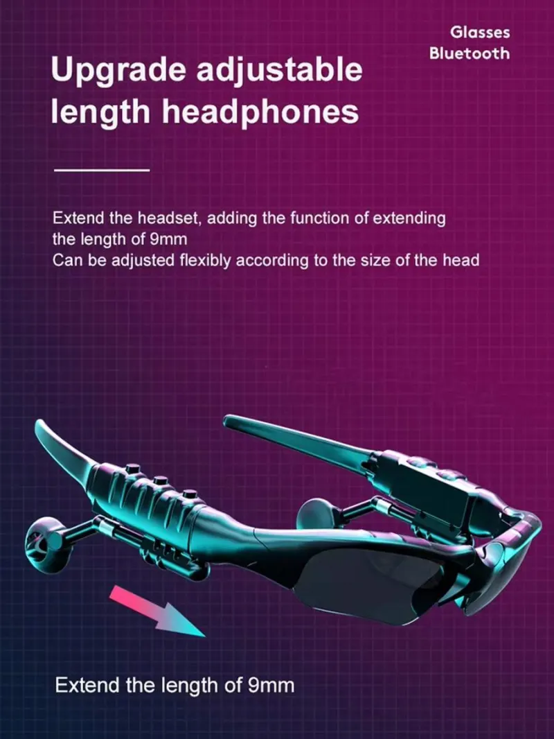 Lunettes Polarisées avec Écouteurs Bluetooth – photo 2