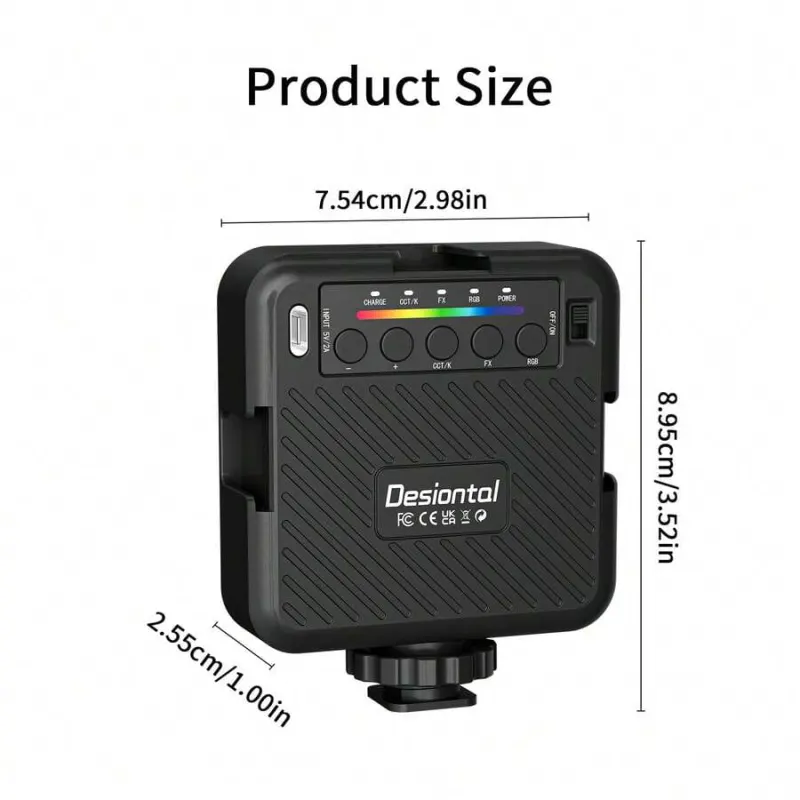 Lampe Vidéo Desiontal IReal X1 – 9 Effets – photo 5
