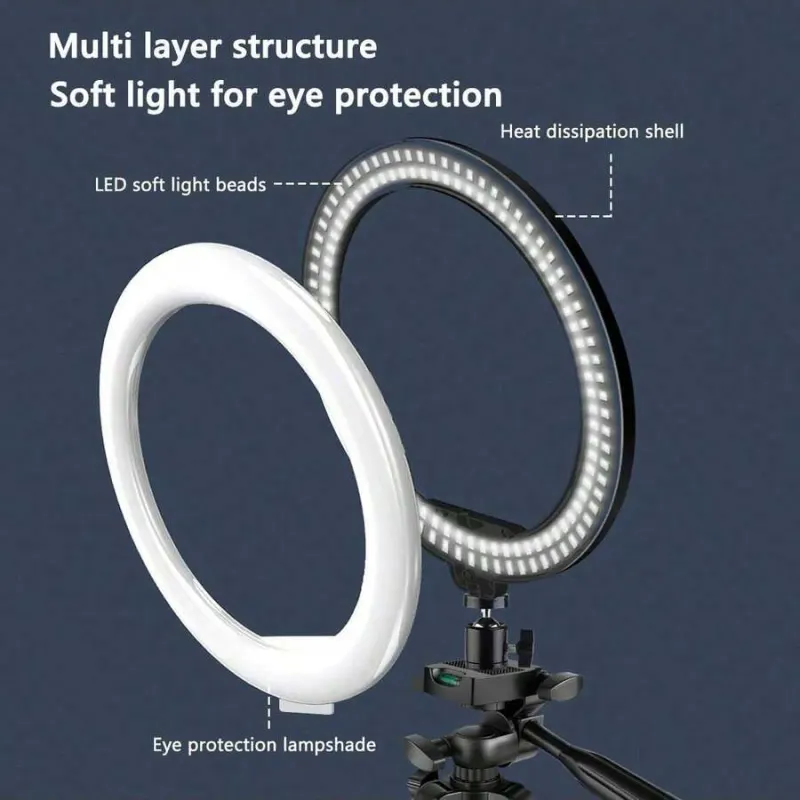 Trépied AXNEN 12″ avec Anneau Lumineux LED – photo 5