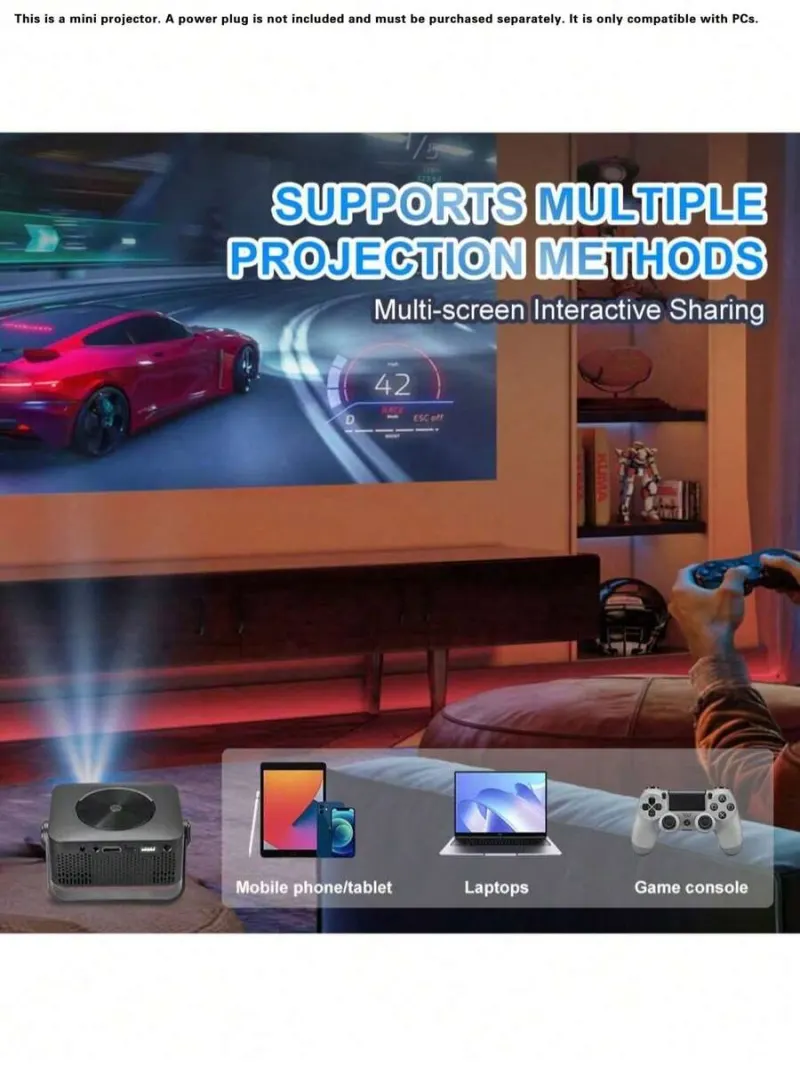 Projecteur 4K WiFi 6 Bluetooth – Cinéma Maison – photo 4
