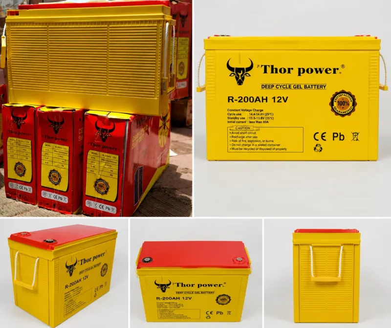Batterie Gel 200AH Thor Power 12V