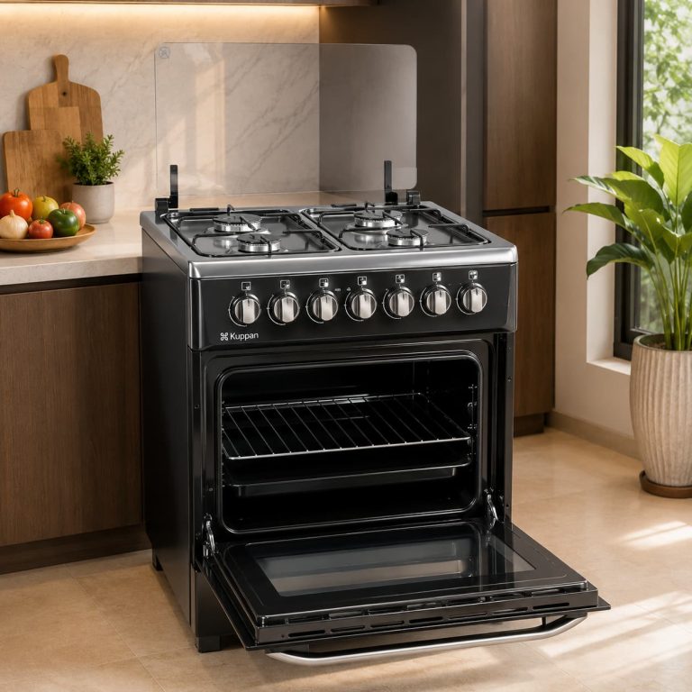 Cuisinière à Gaz Pearl 4 Feux avec Four