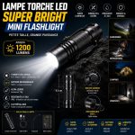 Lampe torche LED Super Bright Mini Flashlight
