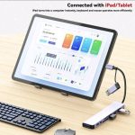 Hub USB-C 8-en-1 avec USB 3.0, Lecteur SD, Audio – Image 4