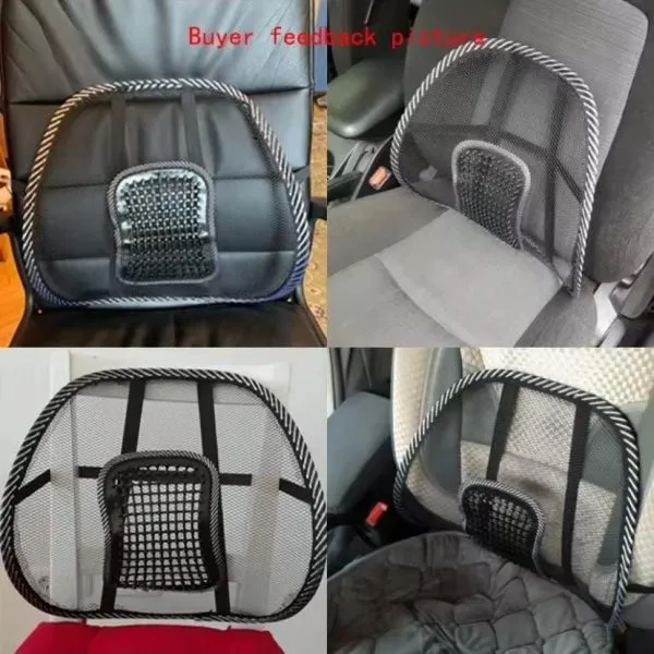 Coussin de Soutien Lombaire Ergonomique en Maille Respirante