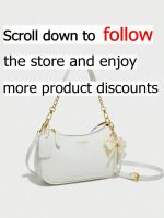 Sac bandoulière blanc épaulé SHEIN mode – Image 3