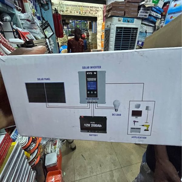 Convertisseur hybride Felicity 1KVA batterie lithium
