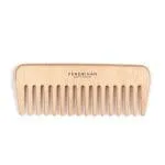Peigne large en bois naturel pâle pour cheveux épais