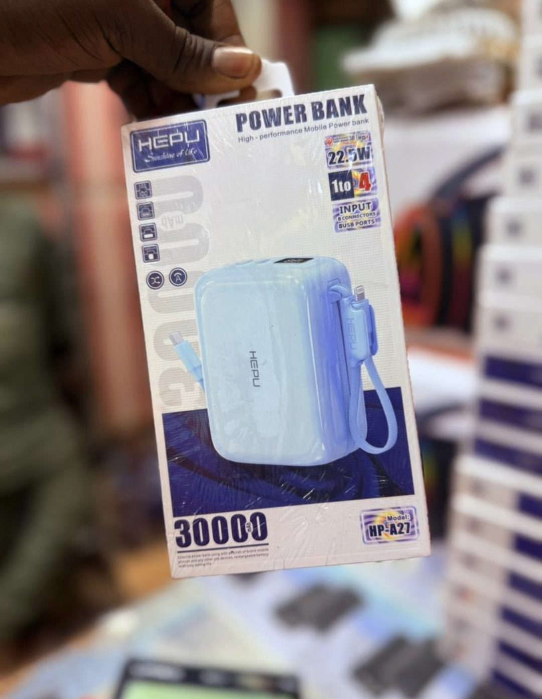 Power Bank HEPU HP-A27 Power Bank HEPU HP-A27 30000mAh 22.5W
