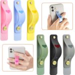 Ensemble de supports de doigt en silicone coloré pour téléphone
