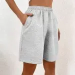 Short décontracté gris léger sportif