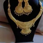 Collier & Boucles d'Oreilles Style Oriental Doré shics-7