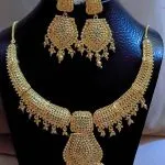 Collier & Boucles d'Oreilles Style Oriental Doré shics