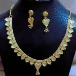 Collier & Boucles d'Oreilles Style Oriental Doré inde