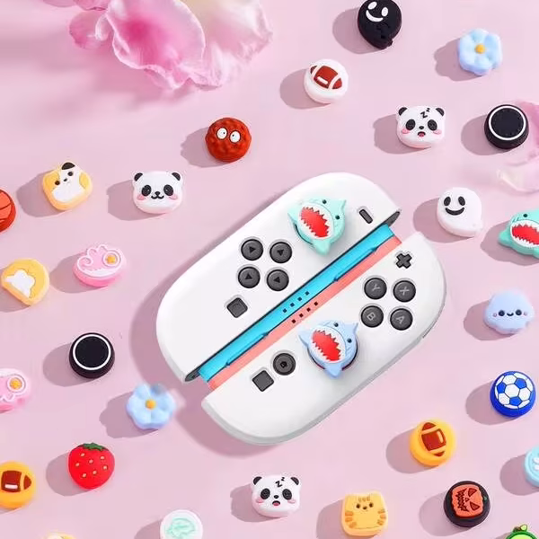 Capuchons de joystick en silicone compatibles avec manette Switch