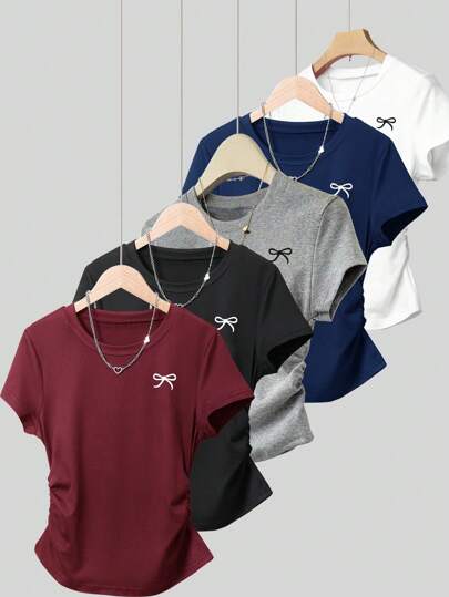 17470084588bb37270f0f52b696fcfc908cd6746a9_thumbnail_405x552.jpg Set 5 T-Shirts INAWLY Décontractés Femme