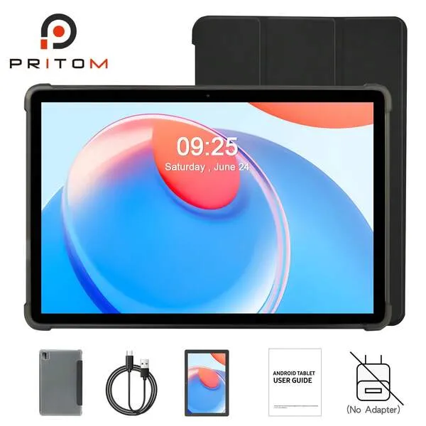 Tablette PRITOM Android 14 10,1 pouces – 3/64 Go