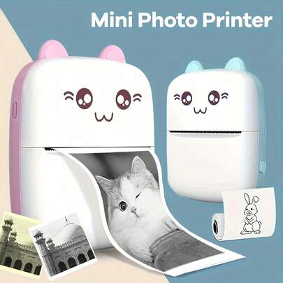 Mini imprimante photo thermique Bluetooth 200 dpi