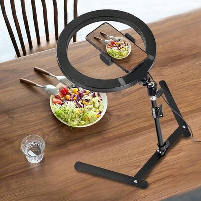 Anneau lumineux TOKQI 10 pouces avec trépied de table