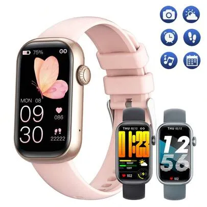 Montre Connectée LIGE Femme – 100+ Modes Sport