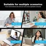 Webcam USB 1080P Rotative 360° Autofocus