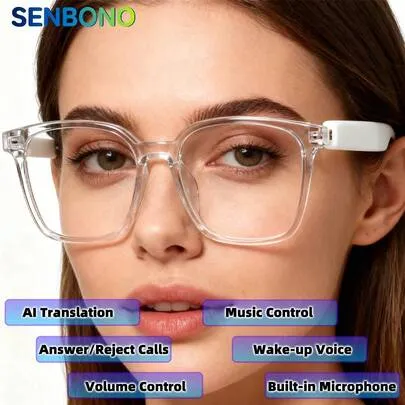Lunettes Traduction SENBONO – 100+ Langues