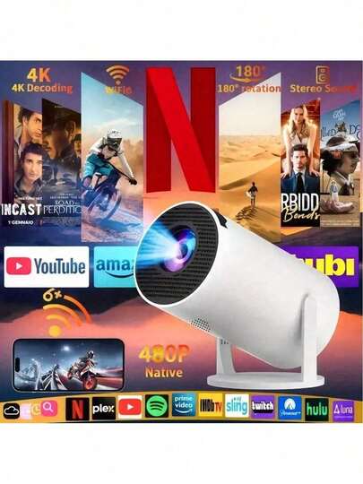 Projecteur Android 2026 – 4D Immersif 240°