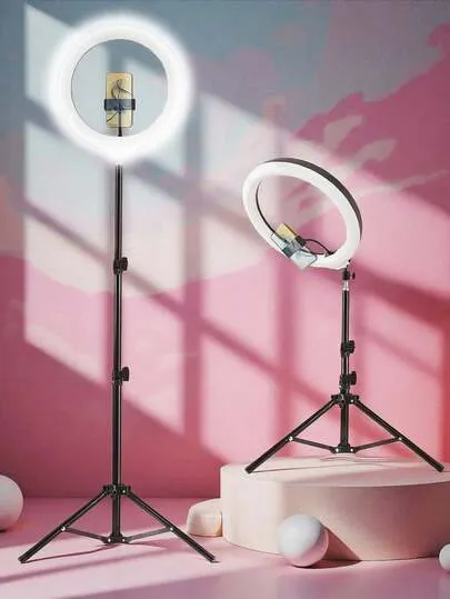 Anneau lumineux LED 12 pouces avec trépied 63 pouces