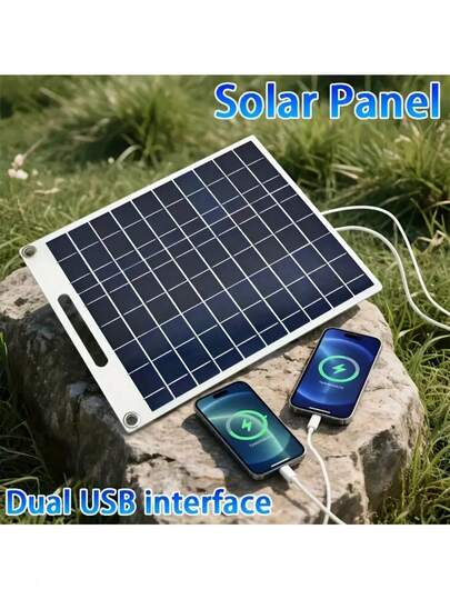 1767540180bcfce5a50b8c91aa7cfe0488f9e22839_thumbnail_405x552.jpg Panneau solaire USB portable pour camping