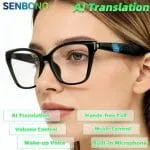 Lunettes intelligentes SENBONO avec traduction IA
