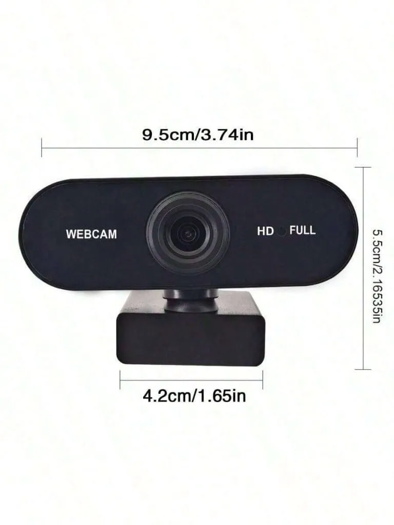 Webcam USB 1080P Rotative 360° Autofocus