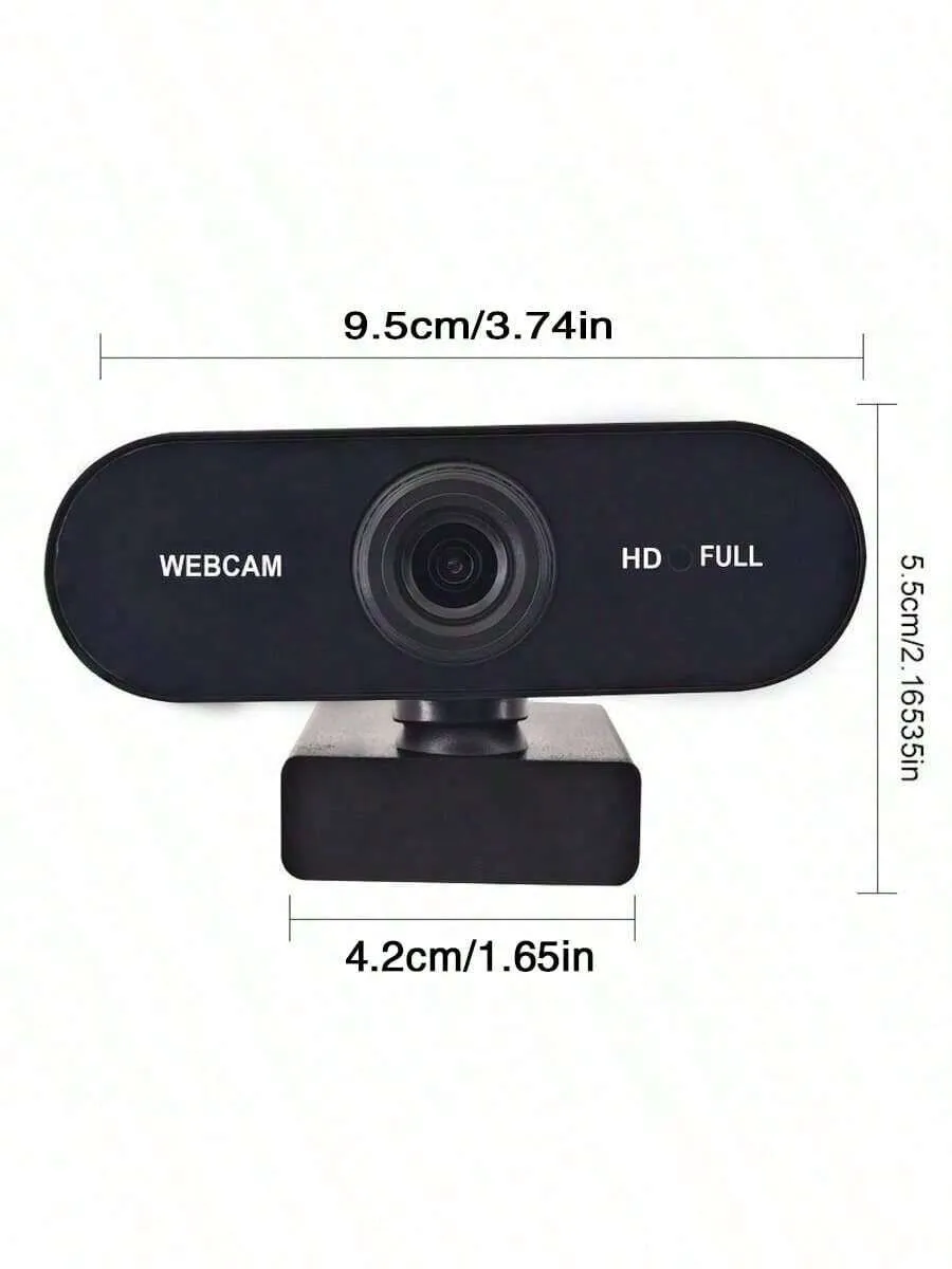 Webcam USB 1080P Rotative 360° Autofocus