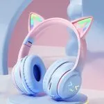 Écouteurs GENAI Oreilles de Chat LED