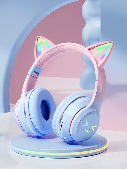 1769154538ace4d6e3c811bf6347f80fc4ed67b200_thumbnail_405x552.jpg Écouteurs GENAI Oreilles de Chat LED