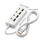 Station de charge rapide 8 ports USB/USB-C 25 W