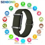 Bracelet connecté SENBONO 1 ATM avec 170 modes sport