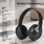 Casque Bluetooth rétro M5 pliable