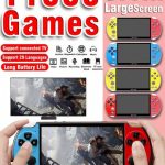 Console portable 5,1 pouces avec 11 000 jeux rétro